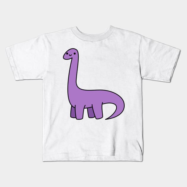 Long Neck Dino Kids T-Shirt by joseanaya